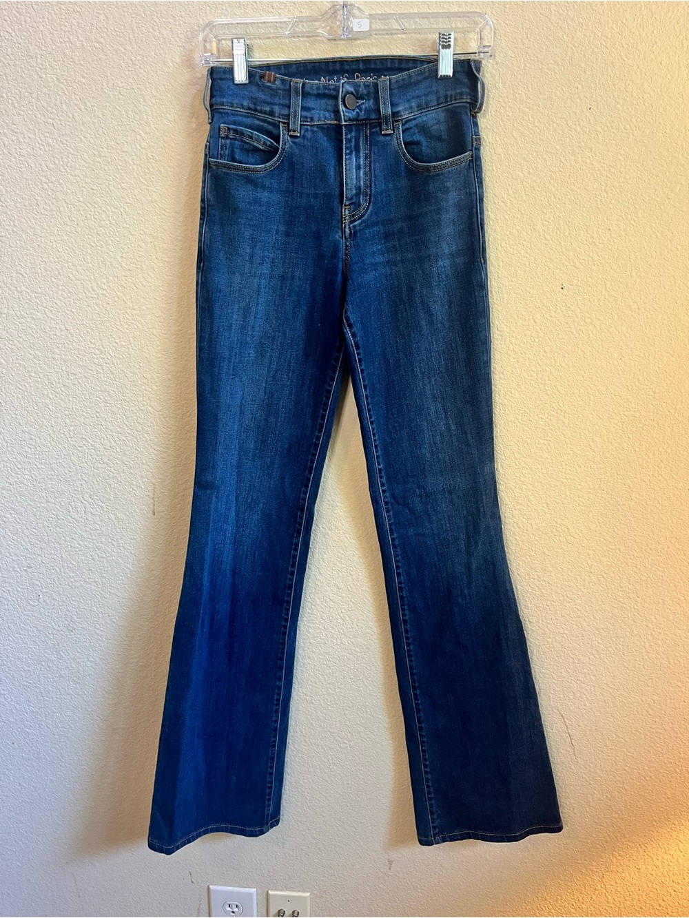 Atelier Notify Paris Bootcut Jeans Dark Wash Stretch Denim Size 25 - Picture 2 of 7